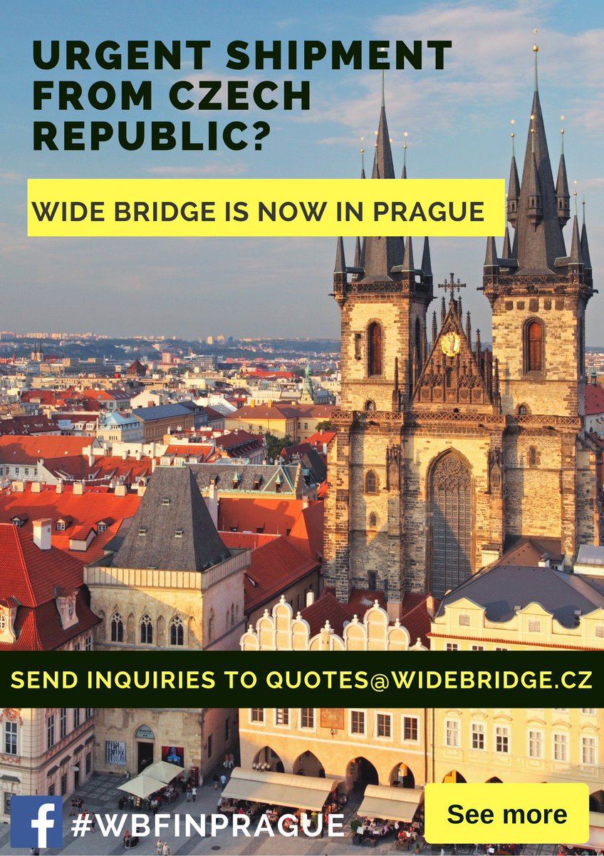 WideBridgeF's tweet image. #WBFinPrague We have a new branch in Prague. Send inquiries to quotes@widebridge.cz