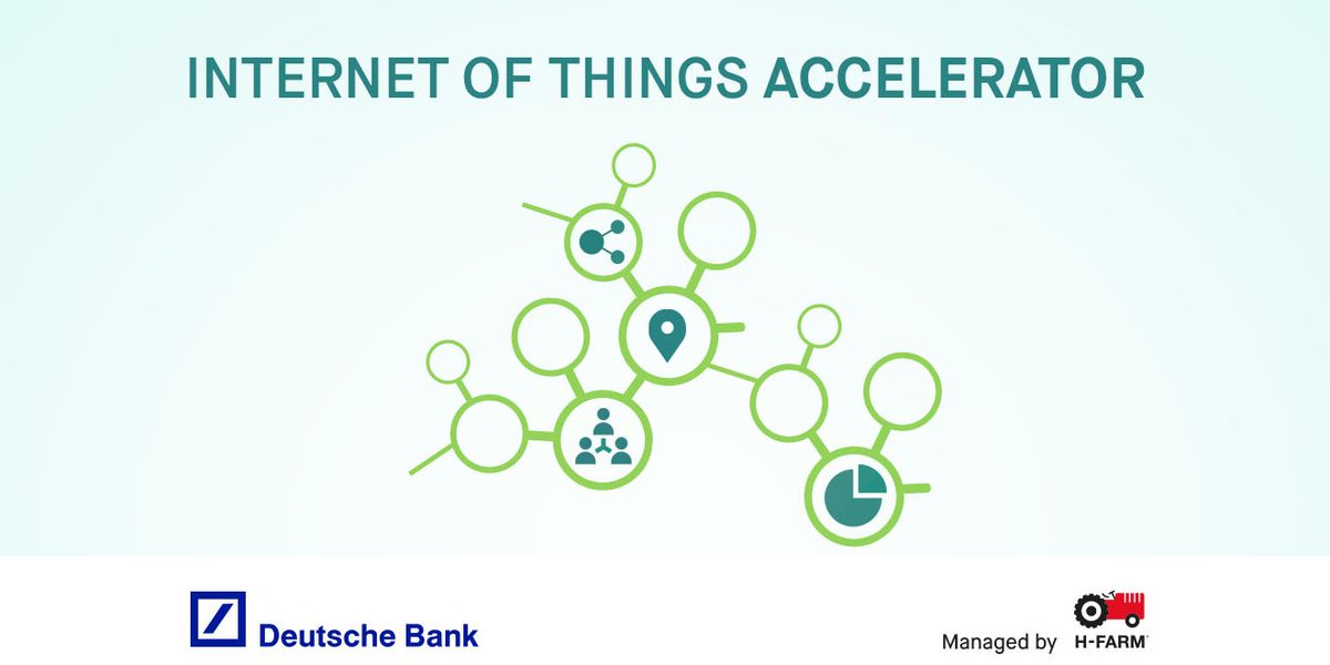 hfarmspa's tweet image. We want to build great things in #IoT &amp;amp; #fintech and we need YOUR talent: bit.ly/HF_IoT
#IoTaccelerator