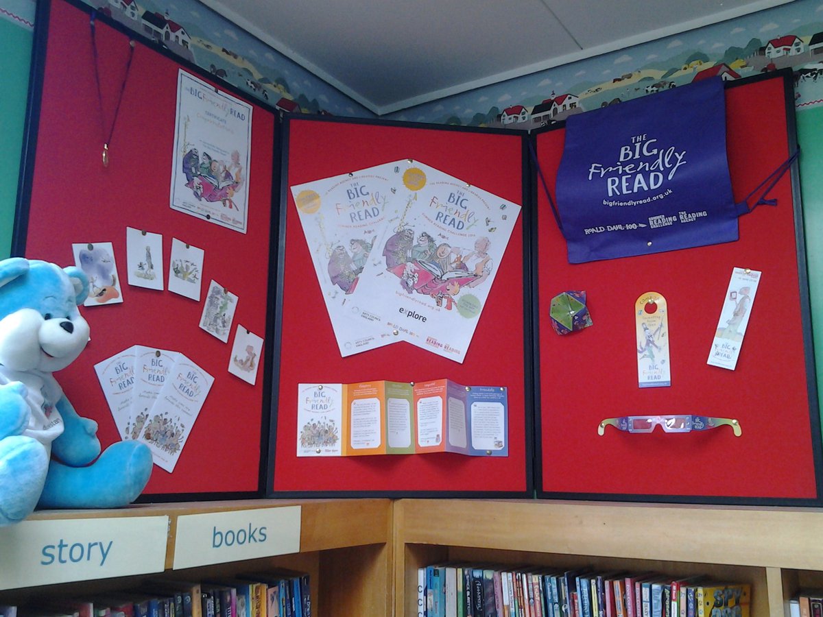 BishLibrary's tweet photo. Don't forget to come along and join the big friendly read! This year's SRC with fab prizes to collect! https://t.co/x5xiOjkupS