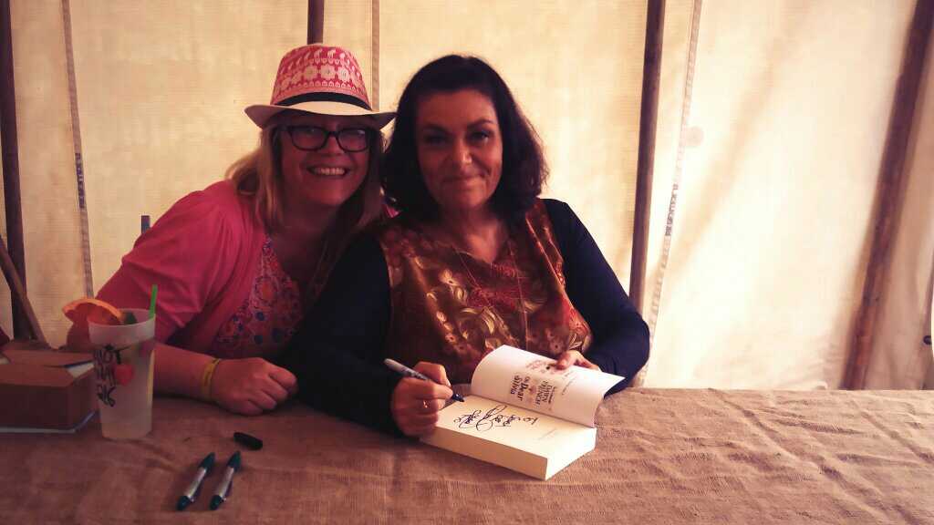 #volunteering at <a href="/PortEliotFest/">Port Eliot Festival</a> with Bertie the Book Bus representing <a href="/BookcycleUK/">Book-Cycle</a>
