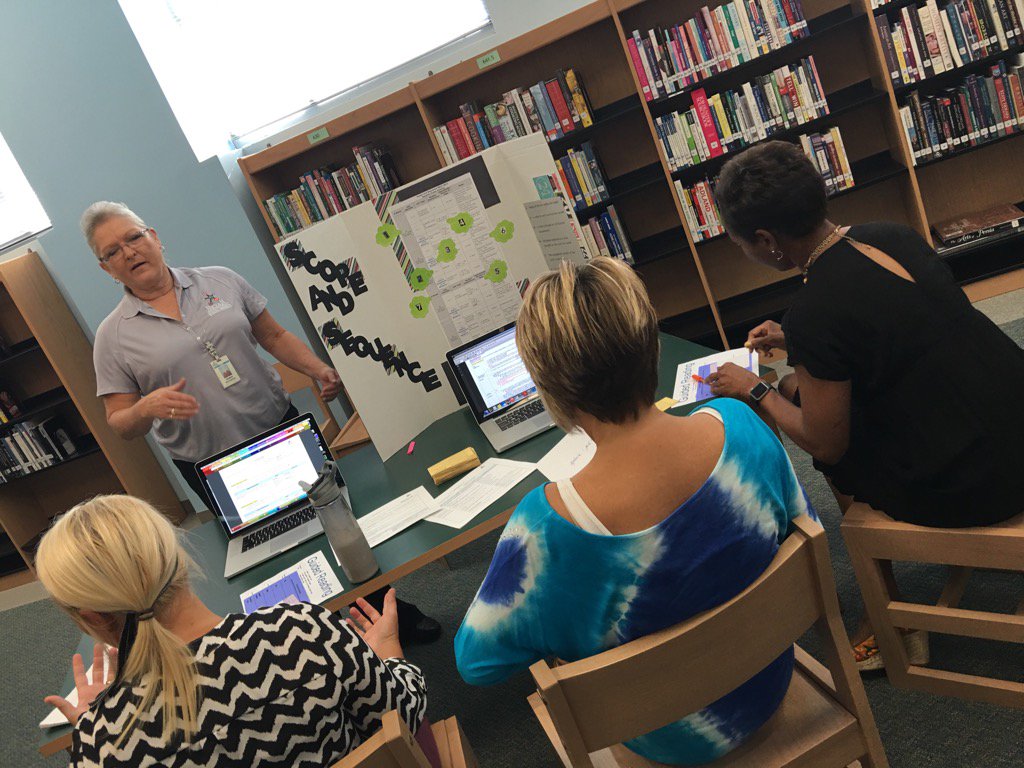 bisdambassador's tweet image. Principals learn #scopeandsequence @Wallis_BeTheONE