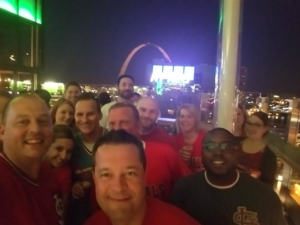 EdStald's tweet photo. @WirelessVision #wvistheplacetobe with our fearless leader in the Lou @kfsiller celebrating a strong first half 2016 https://t.co/x8no9MYIUe