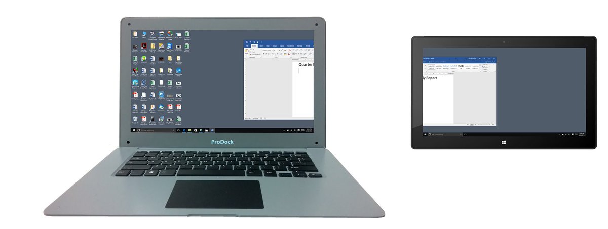 ProDockLT's tweet photo. Have #Surface #GalaxyTab or other tablet? Use #ProDockLT as 2nd screen, keyboard, trackpad https://t.co/Bov64sMf5l https://t.co/7lwphNIfnB