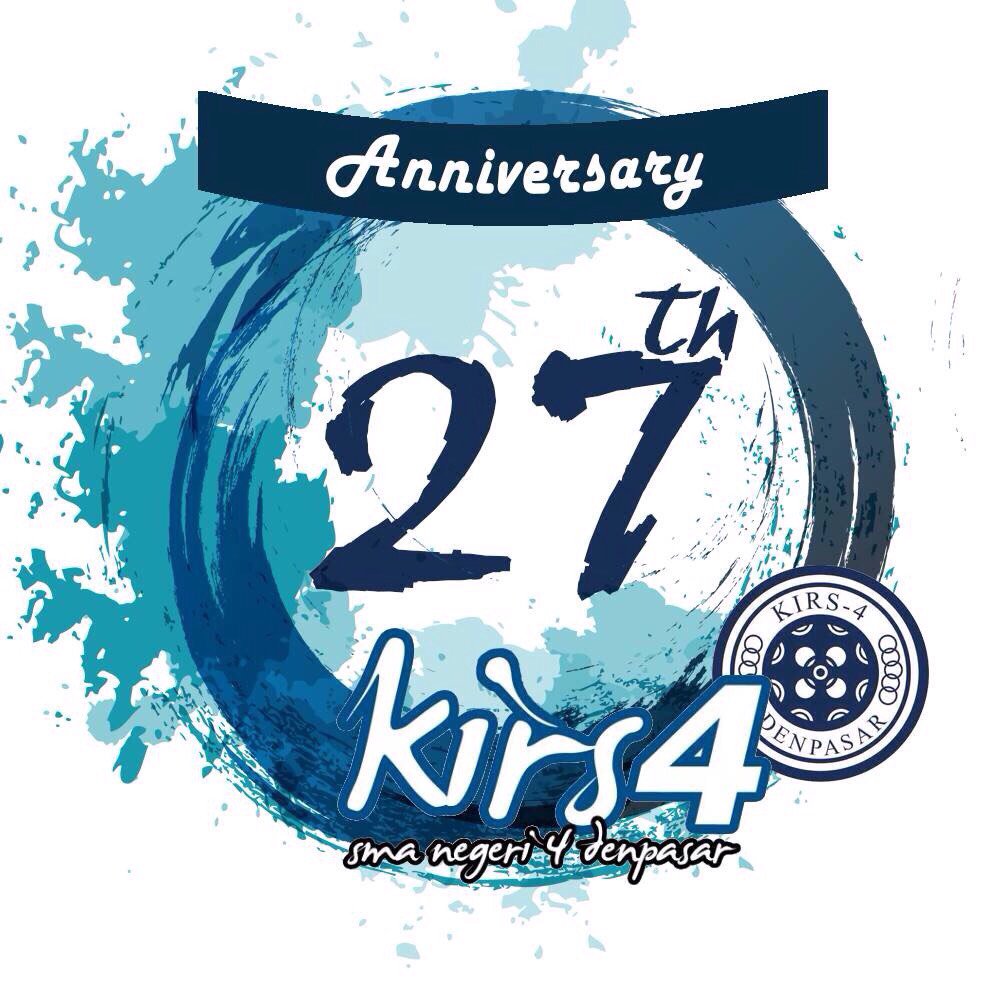 Happy Anniversary KIRS 4 Denpasar yang ke 27 tahun💙