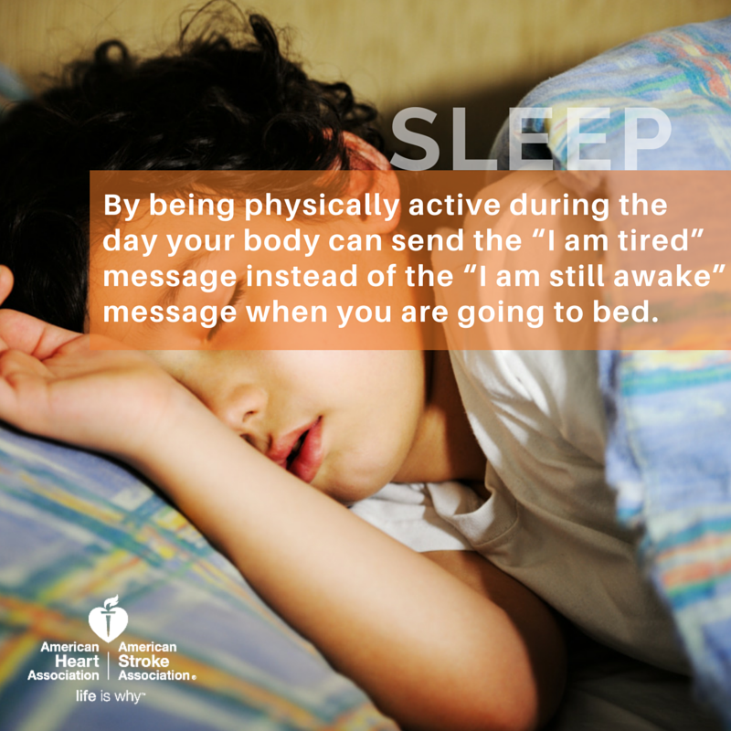 Cutting stress and adding physical activity can help you sleep better. Try to get 6 to 8 hrs each night.
