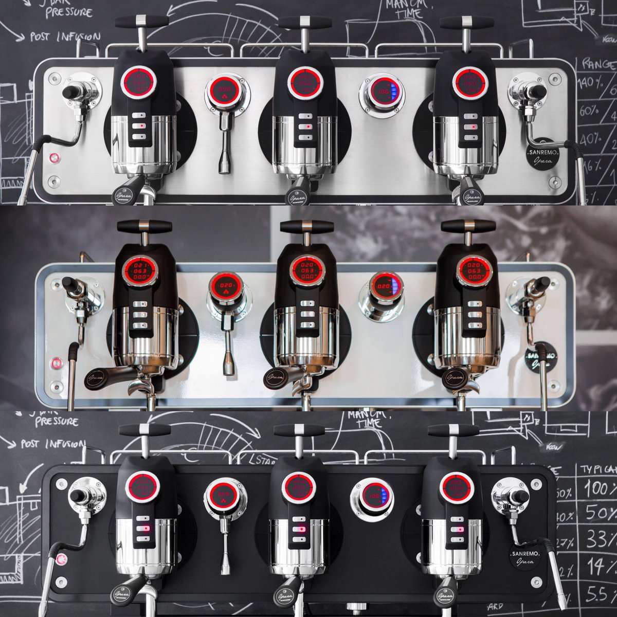Sanremouk's tweet photo. The #SanremoOpera available in #Chrome, #White and #Black - beauty comes in all shades! #OperaRevolution #espresso https://t.co/2xoFEnXUqh