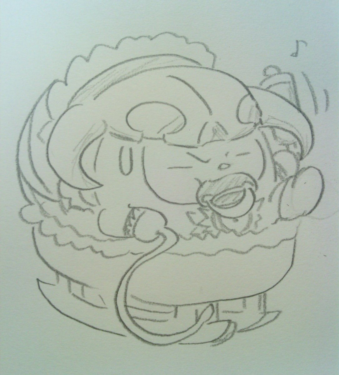 temporalecco's tweet photo. #自分の絵にバブみを与えようキャンペーン 
この概念がよくわからないのですが、言葉として正しいのはガーゼミンの方だそうです(便乗) https://t.co/ELzXdjDavr