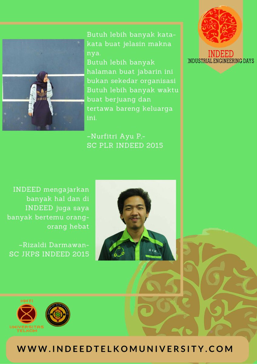 Check this out! 😉
#INDEED2016
#EdankeunINDEED2016