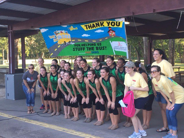 RangeRettes lead the way at Stuff the Bus! #RockSolid