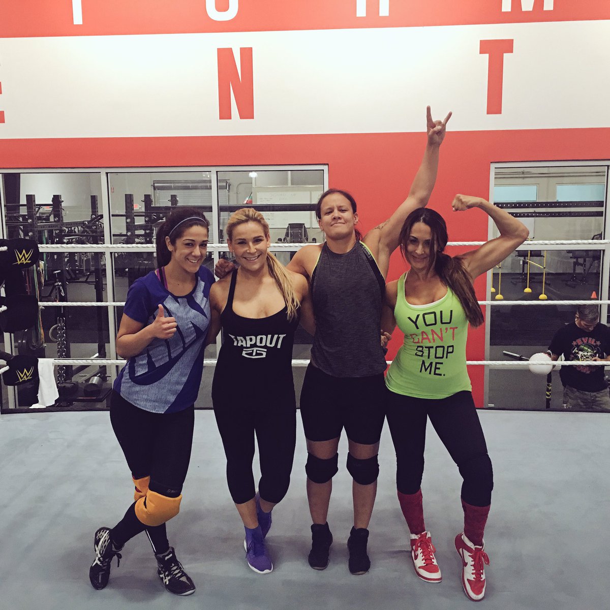 NikkiAndBrie's tweet image. So beyond happy to be able to do what I love again!! Whoever said "the impossible is possible" was damn right!😜💋💪🏽N