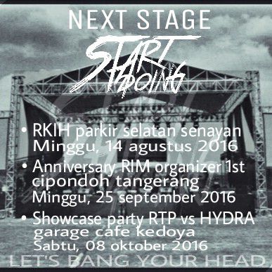 Terlampir jadwal perform START DOING 2016. Kita bakal update jadwal perform ini. Tetap stay tune.