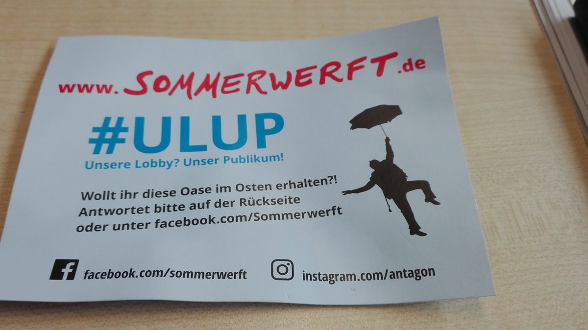 michael_muell80's tweet photo. Nutzt die Gelegenheit und kommt noch bis So. zur #Sommerwerft im #Ostend. Staunen, Entspannen und Genießen. #ULUP https://t.co/5mnexnxaF2