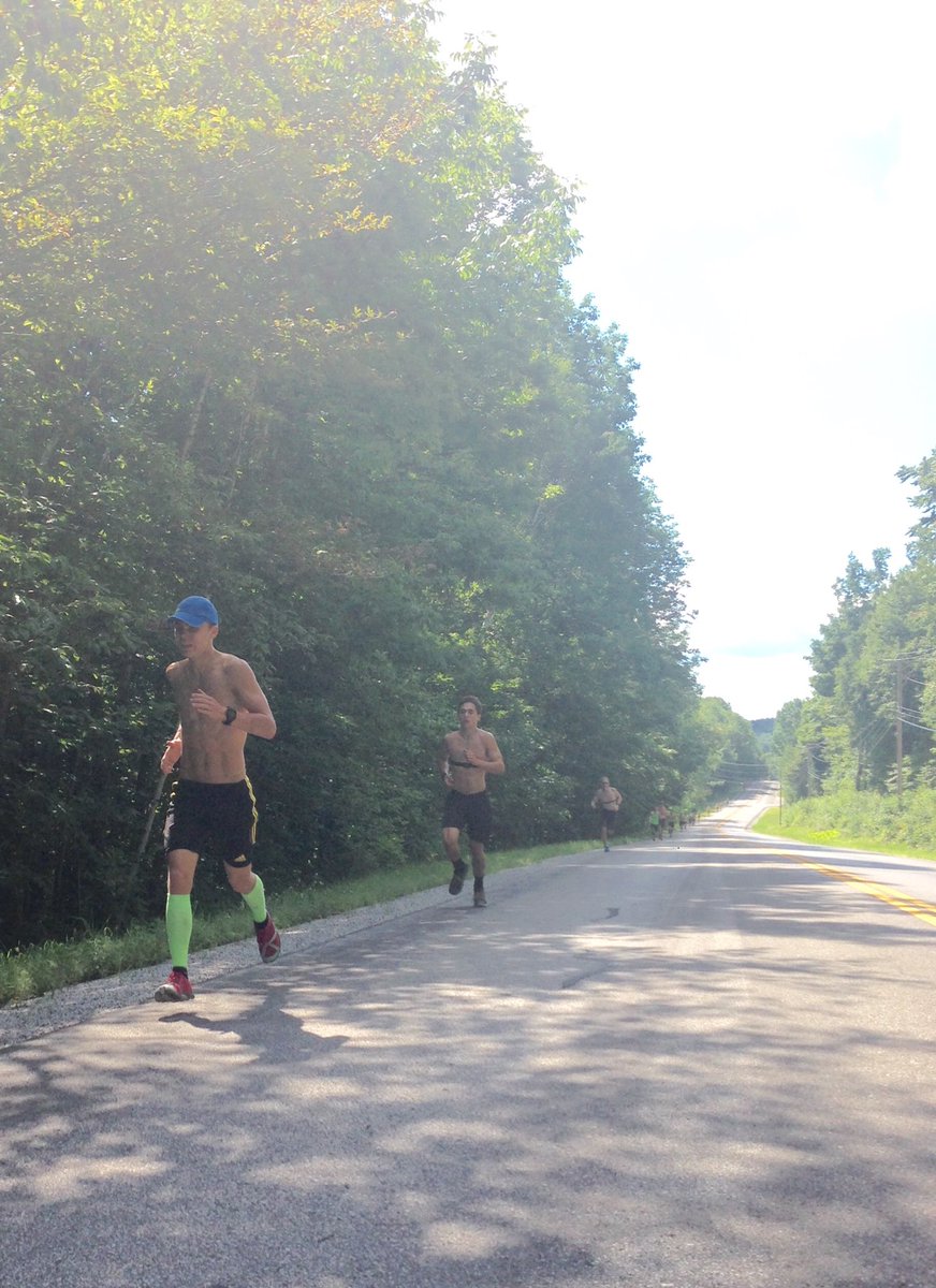 Cheering for the SMS summer camp juniors running the uphill time trial! Some great, gutsy performances. 💪🏼👏🏼