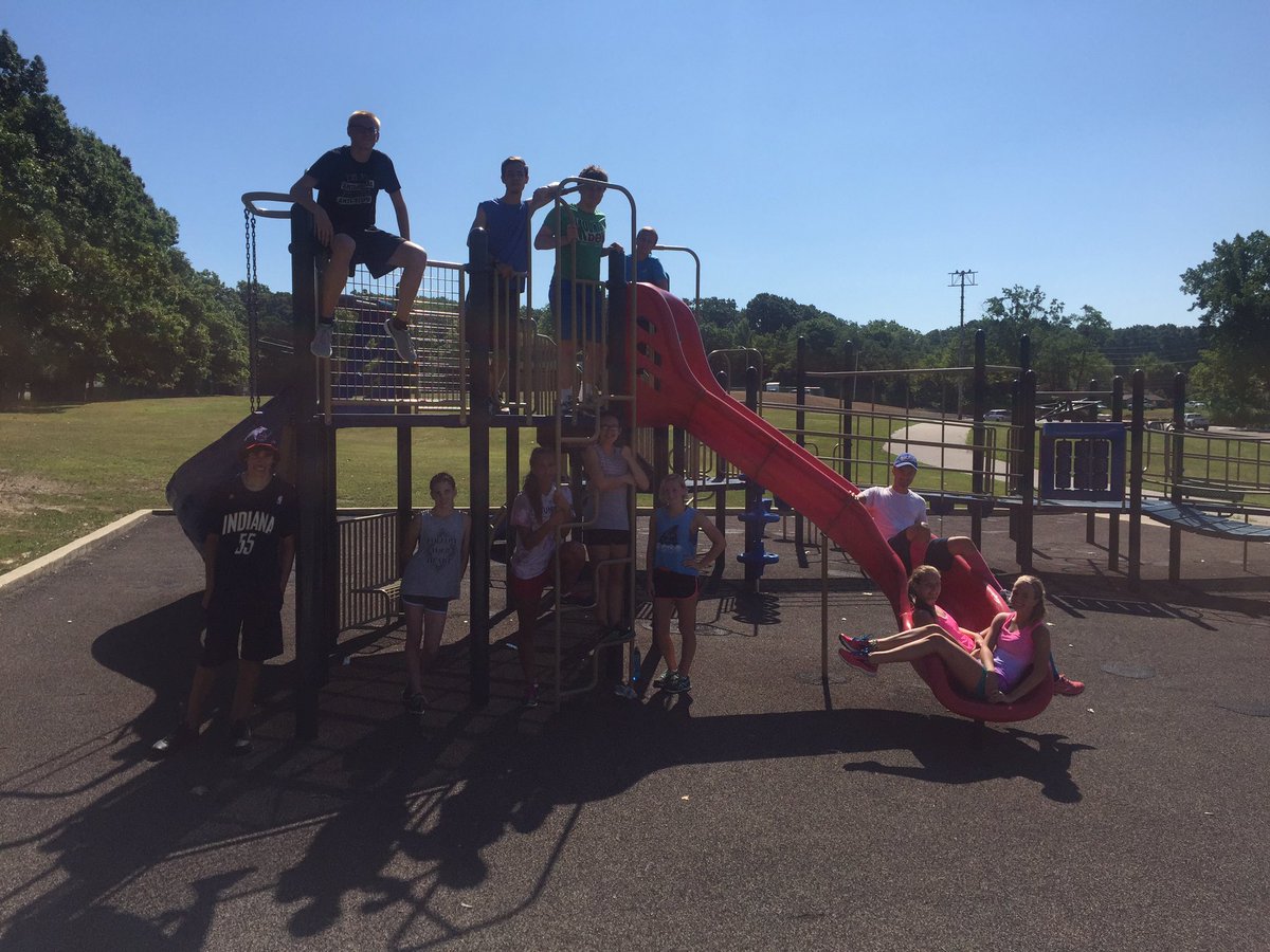 PatriotXCountry's tweet photo. Day Three (Hills) who says you cannot have fun in cross country. #vfpatriots #crosscountry #parma #parmaheights https://t.co/FvH1Ynnq62