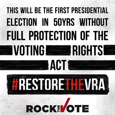 After the 2013 Shelby ruling, new  voting laws immediately passed
We can't stay silent.
#RestoreTheVRA