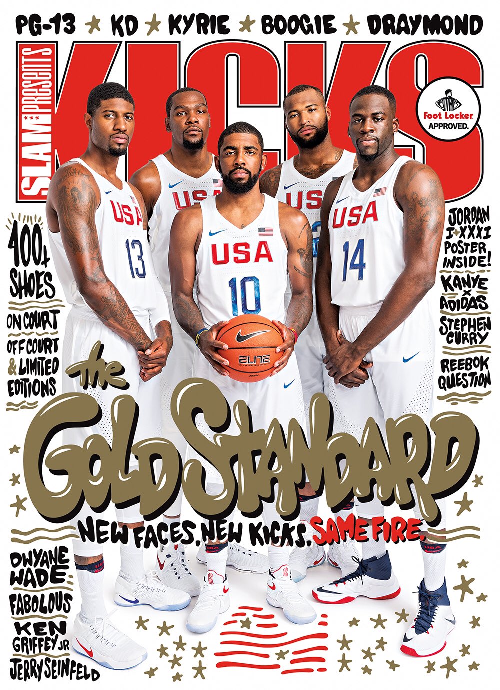 SLAM on X KD Kyrie PG 13 Boogie and Draymond lead Team USA into Rio. KICKS 19 is on sale now https t RatfzIGAho https t VKDreWf9Bc X