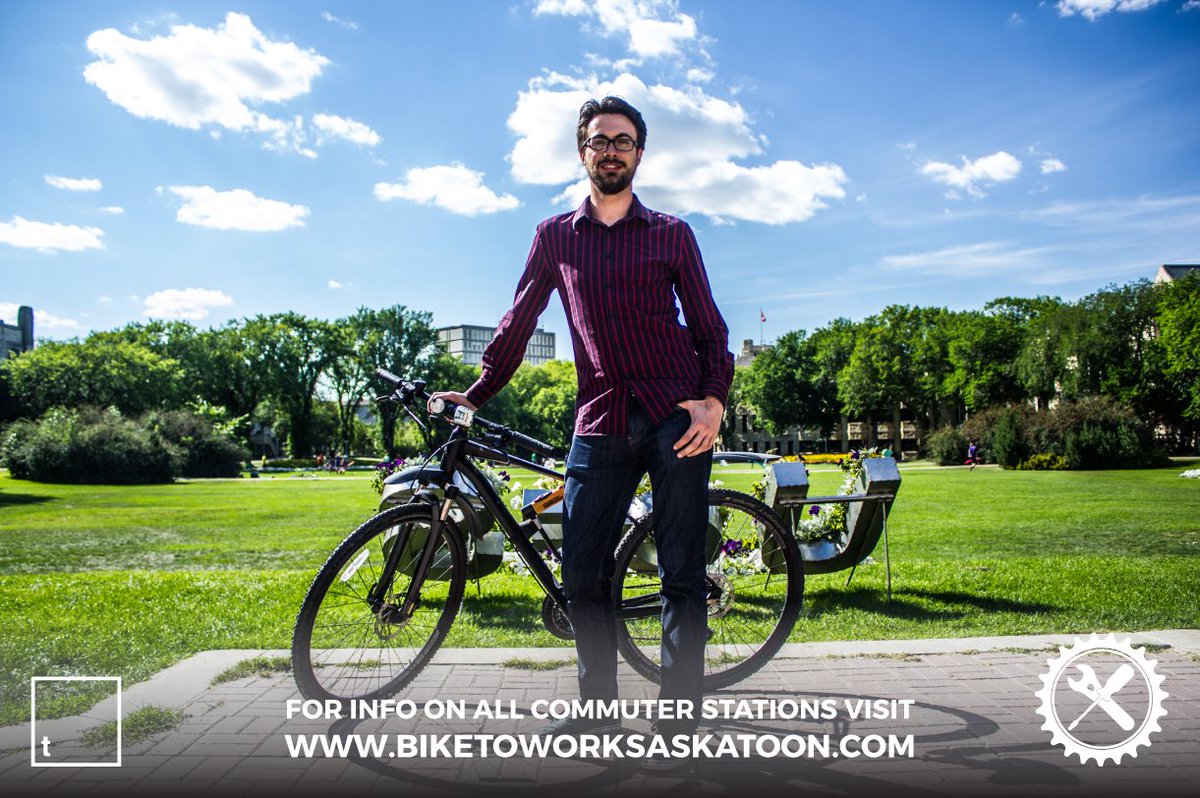 Bike to Work Day is Aug 17! Visit the <a href="/usos_usask/">UofS Sustainability</a> Commuter Station on College Dr. #yxeBTWD 
Photo: <a href="/tsquaredsocial/">T Squared Social</a>