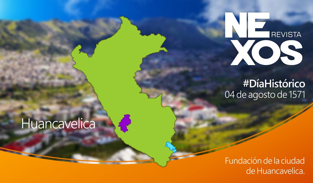 NexosRevista's tweet photo. #DíaHistórico: 4 de agosto de 1571. Se funda la ciudad de #Huancavelica. https://t.co/oUv6uxNOpy