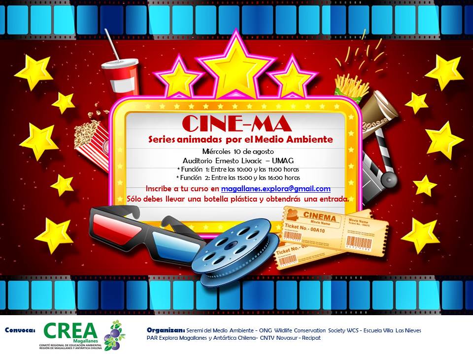 MMAMagallanes's tweet photo. El próximo miércoles tendremos una nueva versión de CINE-MA: Series animadas por el Medio Ambiente https://t.co/x7SDDBcDOU