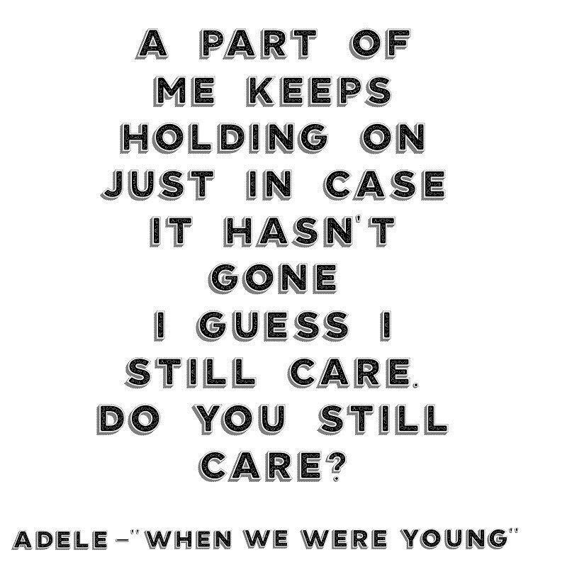 adeleamerica's tweet photo. •••
There's an Adele lyric for every mood. •

#adele #adelelivetour #adelehello #adele25to… https://t.co/CrFLPaVQdg https://t.co/XmHsnr6EVI