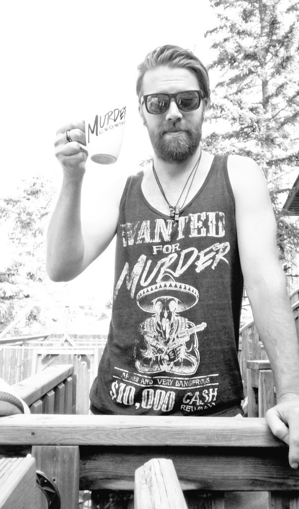 ItsaCrowThing's tweet photo. Waking up 2 sunshine and crows singing out back #ItsaCrowThing NEW tanks available now! #ElHefe #ShopLocal #RedDeer https://t.co/a5yuYa8Rty
