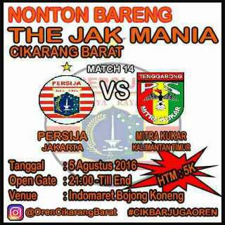 Indra_rezpect44's tweet photo. @GuePersija @richardachmad @JakOnline @JakmaniaOnTweet tlng bantu sebarkan buat daerah cikarang barat🙏👆#NobarPersija https://t.co/auQhwLPfme