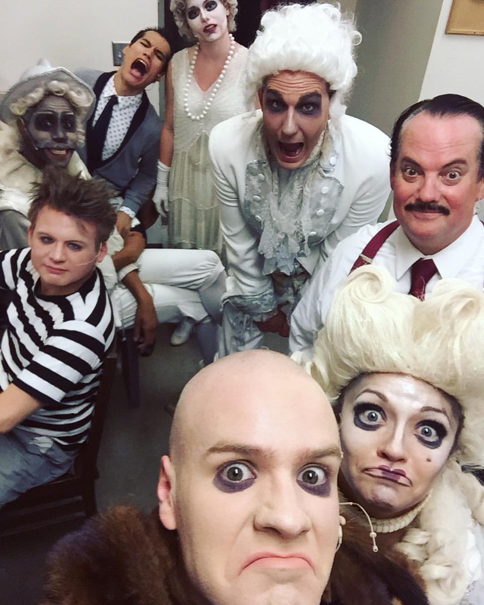 BHPlayhouseSD's tweet photo. A little fun backstage at THE ADDAMS FAMILY! #BHP2016 https://t.co/V5Z4Jx9xbf