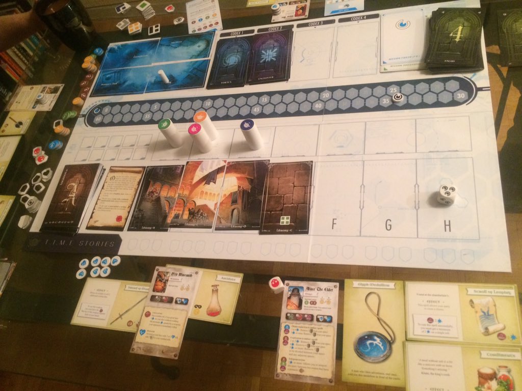 Wow, super intense #TimeStories session last night. "If we don't roll a 2 RIGHT NOW, we lose..." Such a great game!