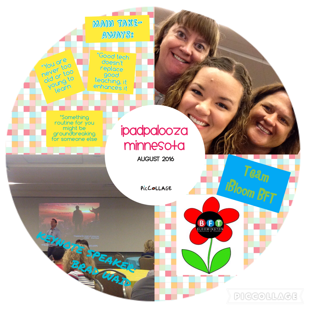 MrsPhilly11's tweet photo. Main Take-Aways from Keynote Speaker @ipadpaloozamn #piccollage #iplzamn https://t.co/i5VTYMzdsD https://t.co/fkfOztRNL1