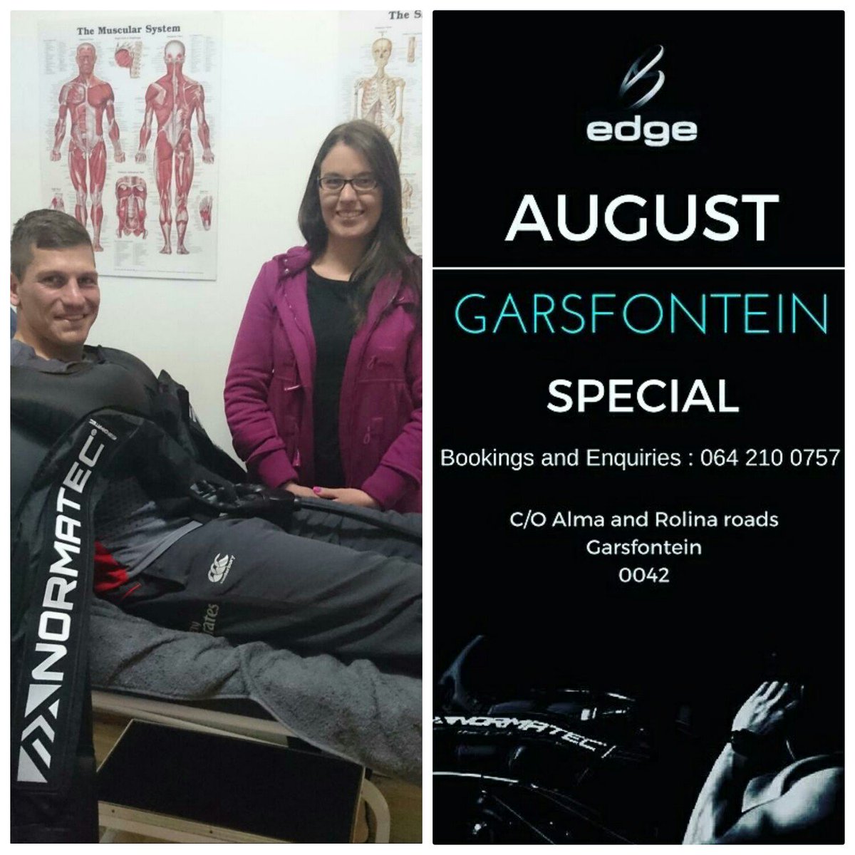 marnitzbos's tweet photo. Great recovery session today @espedgerecovery !! Utimate professionals @zanesloane @lizahnphysio!!! #Normatech https://t.co/1CnuHqMDga