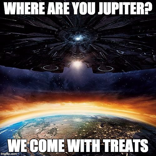 sofiastyled's tweet photo. I was thinking we could send The Mothership to Colombia to beam Jupiter back to you @nataliesoutlet #missionjupiter https://t.co/zOjV7AZmDb