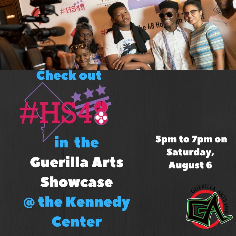 entertain_dc's tweet photo. SAT | 5p: Five award-winning The High School @48HourFilmProj screenings at The Kennedy Center! @MarkRuppert48! #HS48 https://t.co/j31ay2RCaK