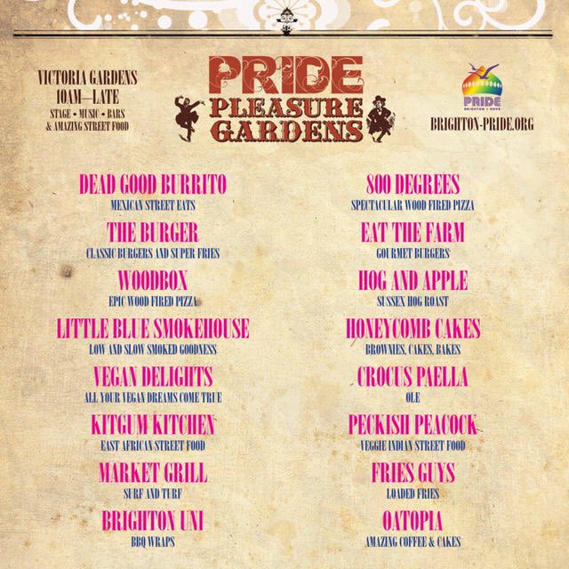 Tomorrow AND all weekend #Brighton #BrightonPride
❤️💛💚💙💜