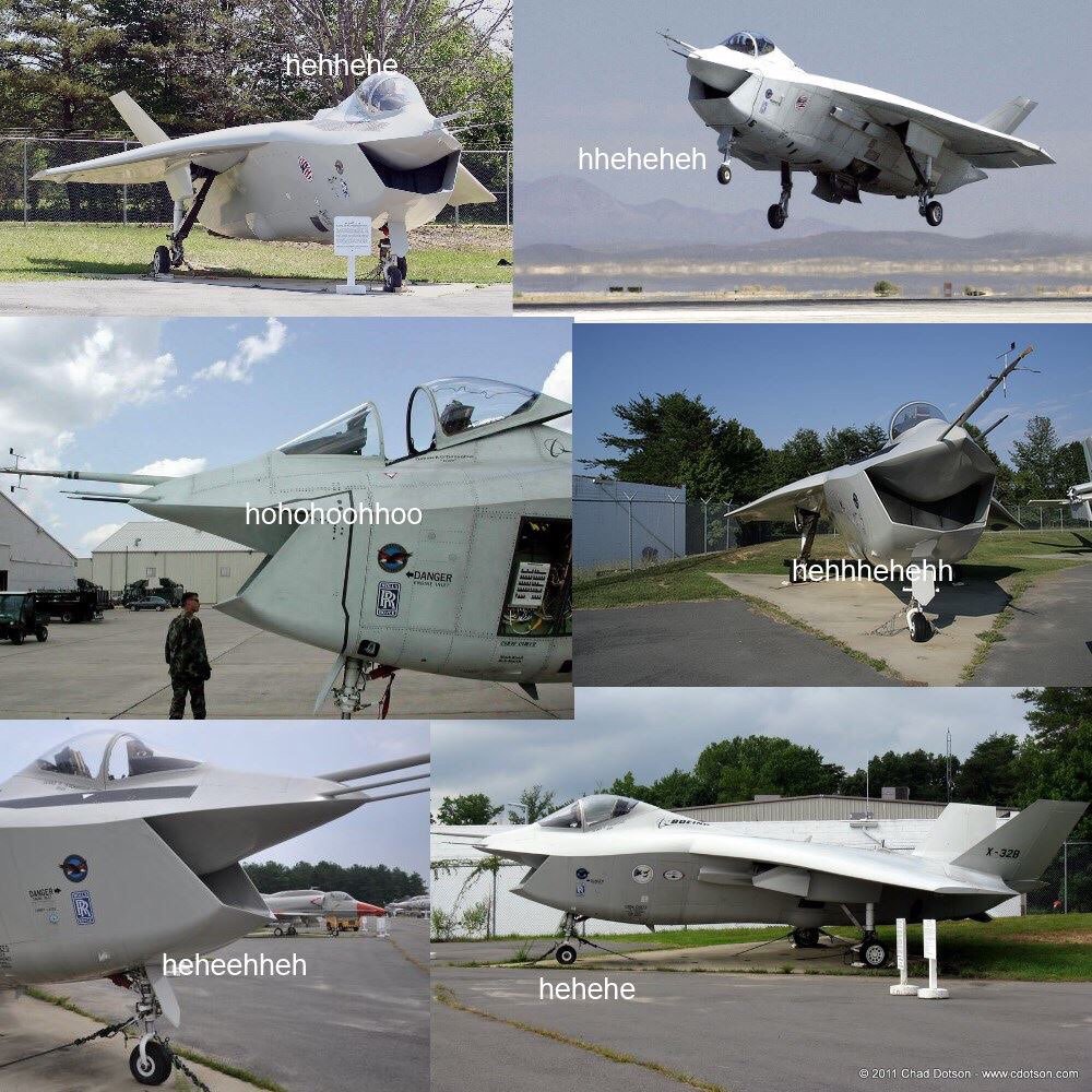 B_Garelick's tweet photo. X-23 on F-35A IOC #WeirdPlanes https://t.co/e4XXqeGwnx