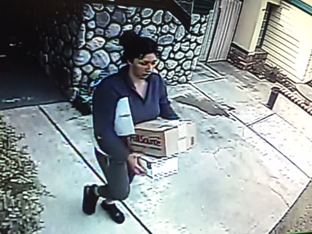 FontanaPD's tweet photo. #FontanaPD Package Theft. If you recognize this suspect, please contact Fontana Police Department, 909-350-7740 https://t.co/eH1OnZ6Mv3