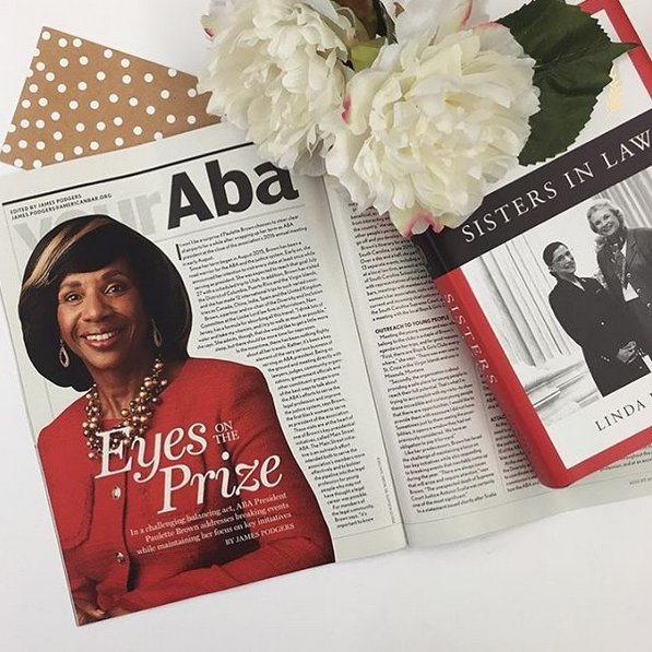 ABAJournal's tweet image. Our Senior Designer recalls her first ABA President intro, exit story designs. Read more at instagram.com/abajournal