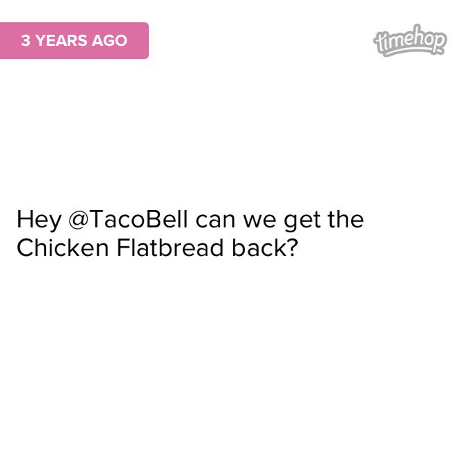 talesofderp's tweet image. @tacobell so happy this finally happened. #ChickenFlatbread