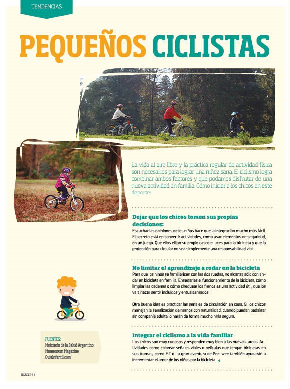 BlueMAGoficial's tweet photo. #TBT A nuestra nota sobre #ciclismoinfantil del número de #julio. #ThrowbackThursday #JuevesRetro https://t.co/EaDu6G6U89