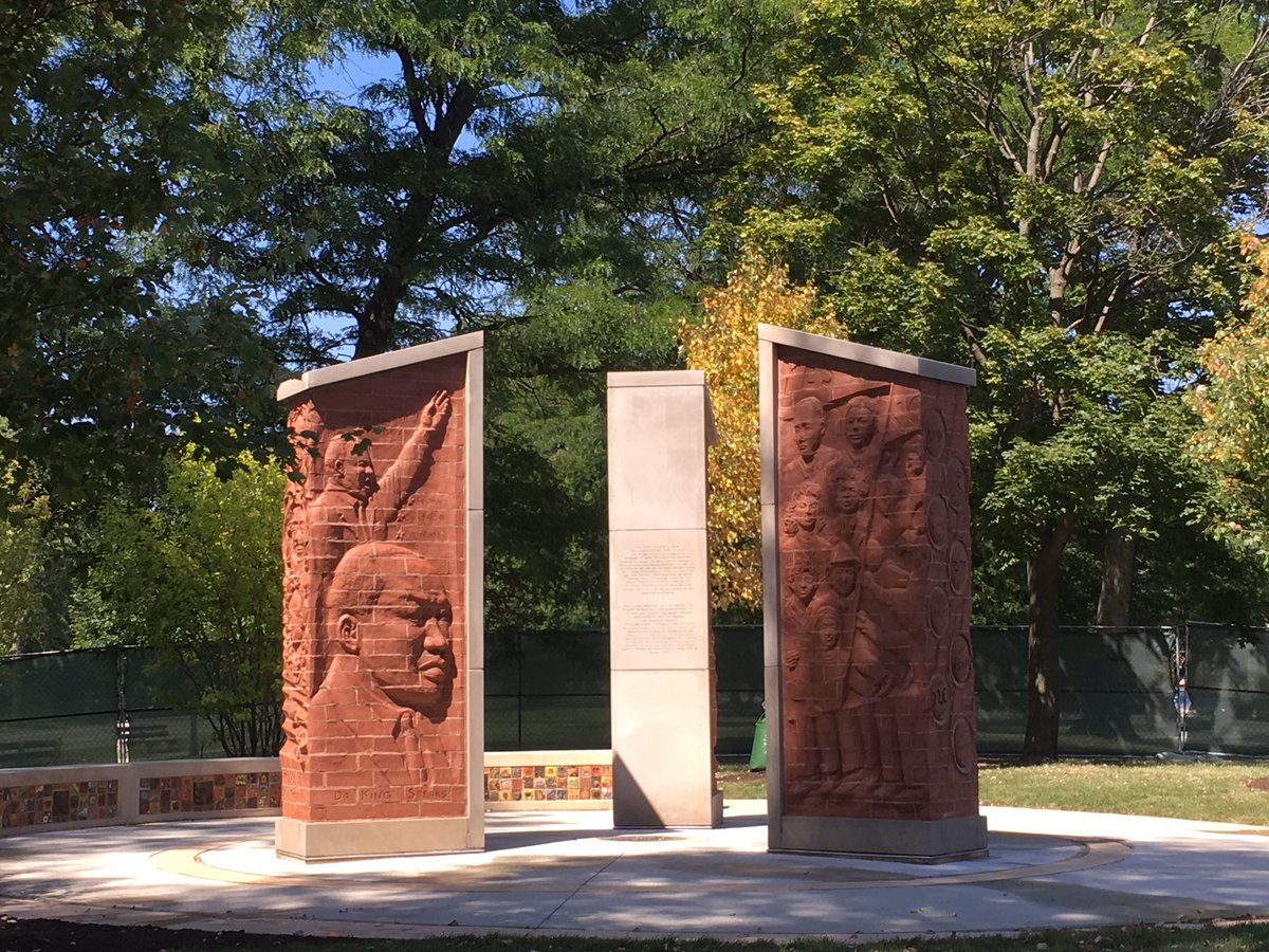 BrandisFriedman's tweet photo. Getting a look at the #MLK Memorial in Marquette Park on #ChicagoTonight w/ @MLKMemorialChi &amp; @imancentral https://t.co/nfxPlMBAzZ