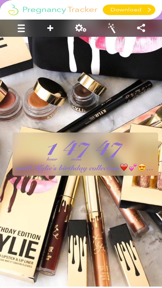 8Tonikaa's tweet photo. Getting super excited !!!!!! OMG OMG OMG the count down is ganna start to get real!❤️💕 @kyliecosmetics @KylieJenner https://t.co/HHSJASjv3U