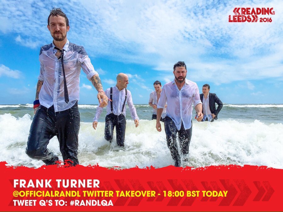 mark_hopkinson's tweet photo. @OfficialRandL @frankturner why is the guy behind you in this photo wearing a bikini top under his shirt? #RandLQA https://t.co/ALp6VFwiL5