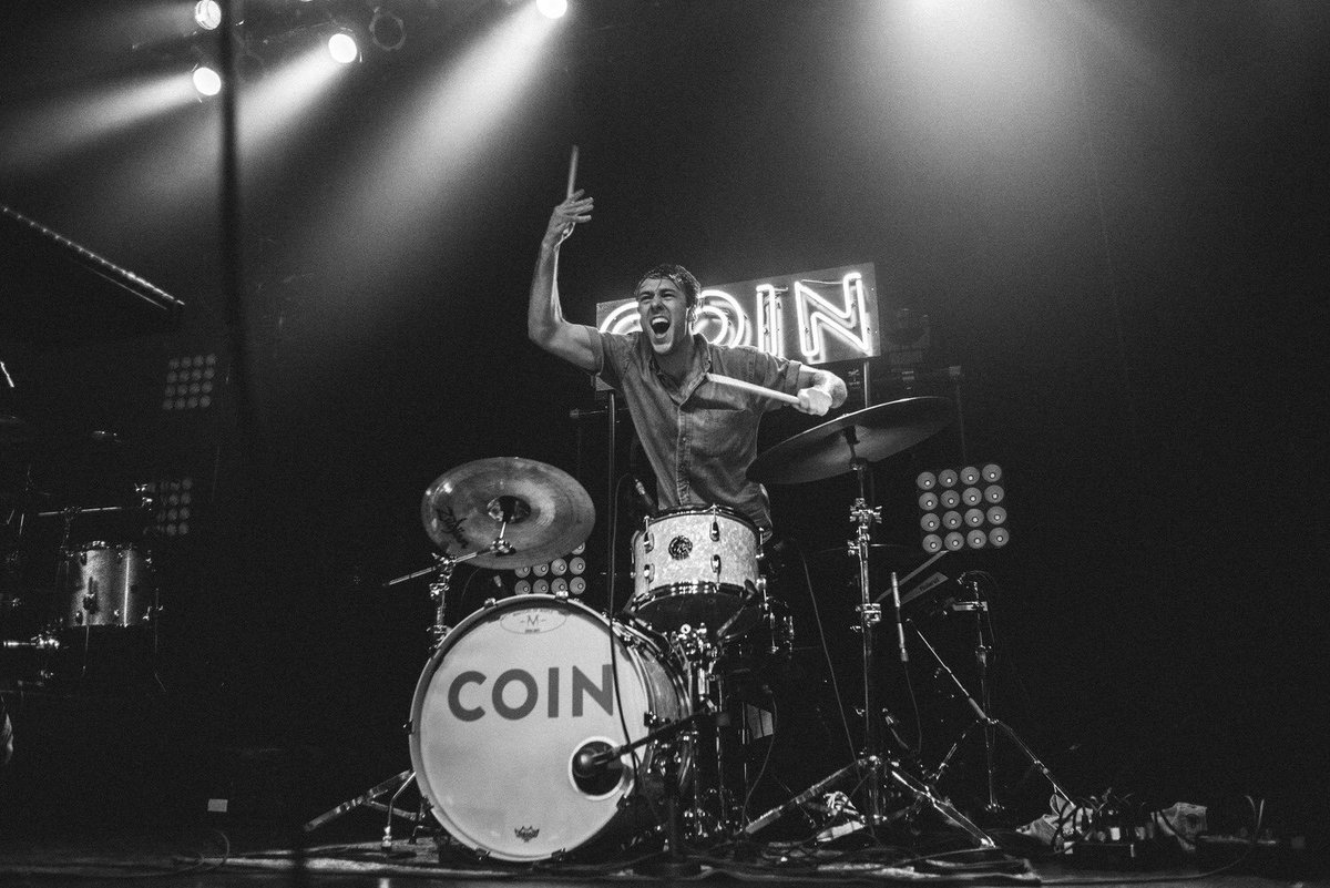 COIN's tweet photo. we wanna give the COIN kick drum head away. RT if you want it. https://t.co/pMvmMfJp50