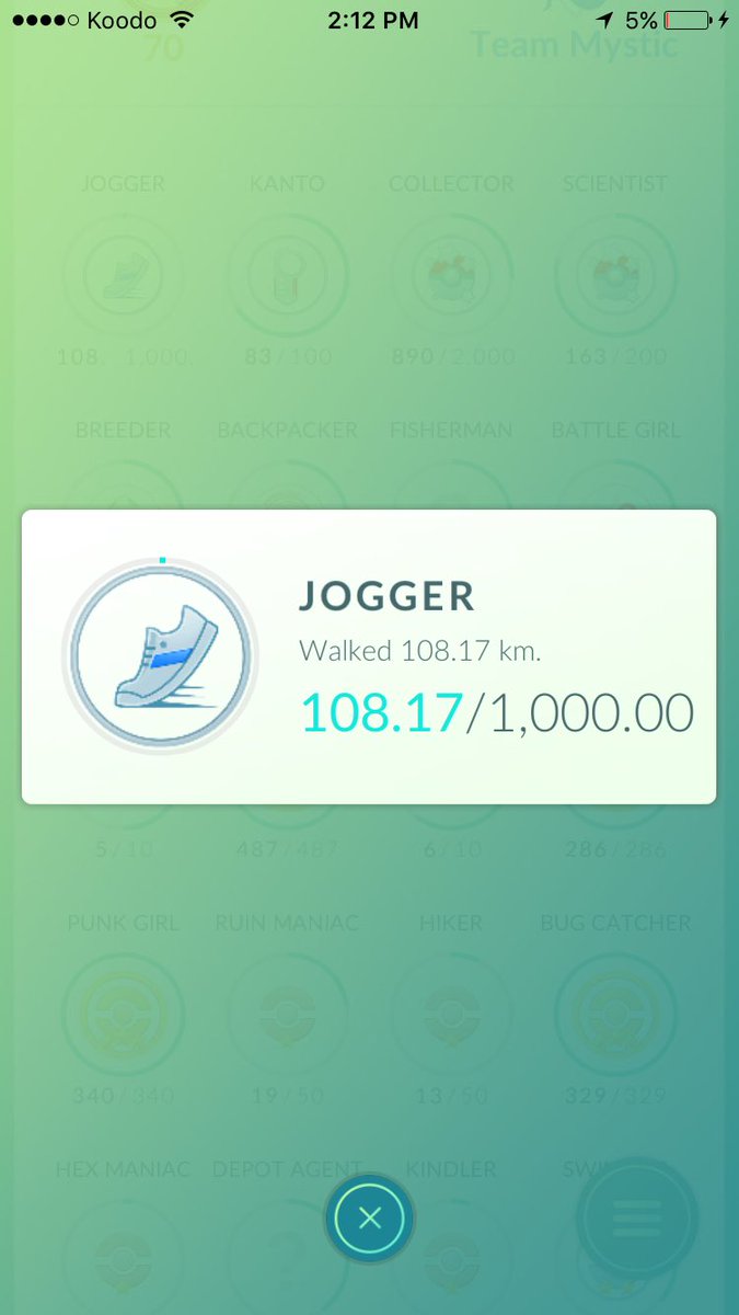 mistabars's tweet image. So I walked over 15 km today and caught almost 200 Pokemon... Pokemon Go is my new career path I think.