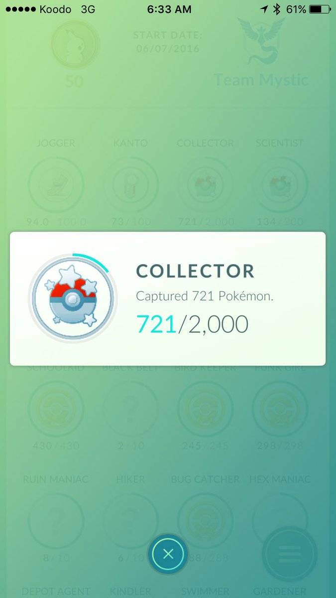 mistabars's tweet image. So I walked over 15 km today and caught almost 200 Pokemon... Pokemon Go is my new career path I think.