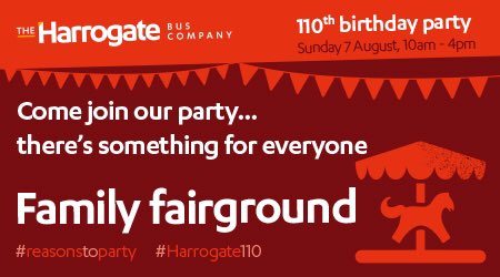 harrogatebus's tweet photo. Wondering what to do now it's school hols? We've got your weekend covered! https://t.co/H6p2fCgR1f #Harrogate110 ๐๐๐ https://t.co/EZDhN2xQGV