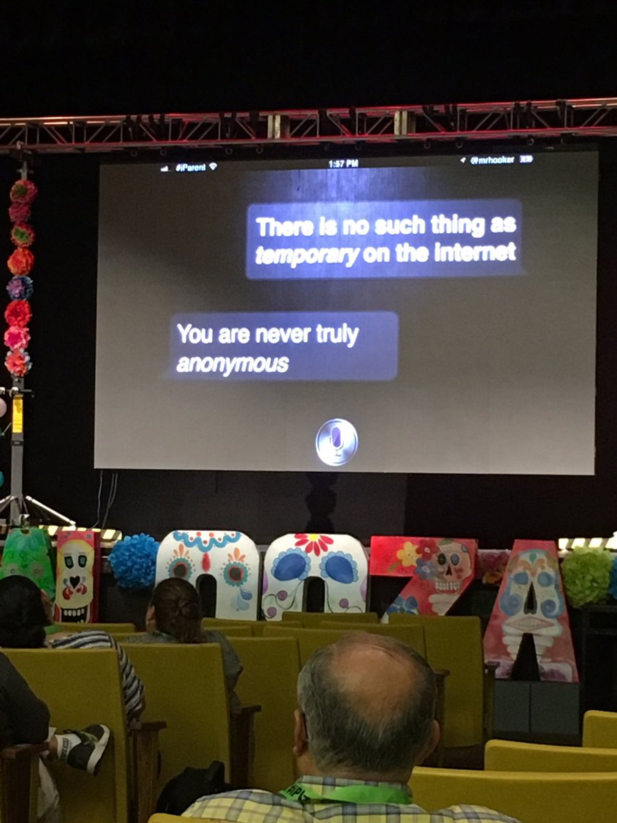 MrsGSalinas's tweet photo. Raised by Siri: Digital Parenting by Carl Hooker @McAllenISD #iPlzaSTX16 #internetsafety https://t.co/EcrzvD899z