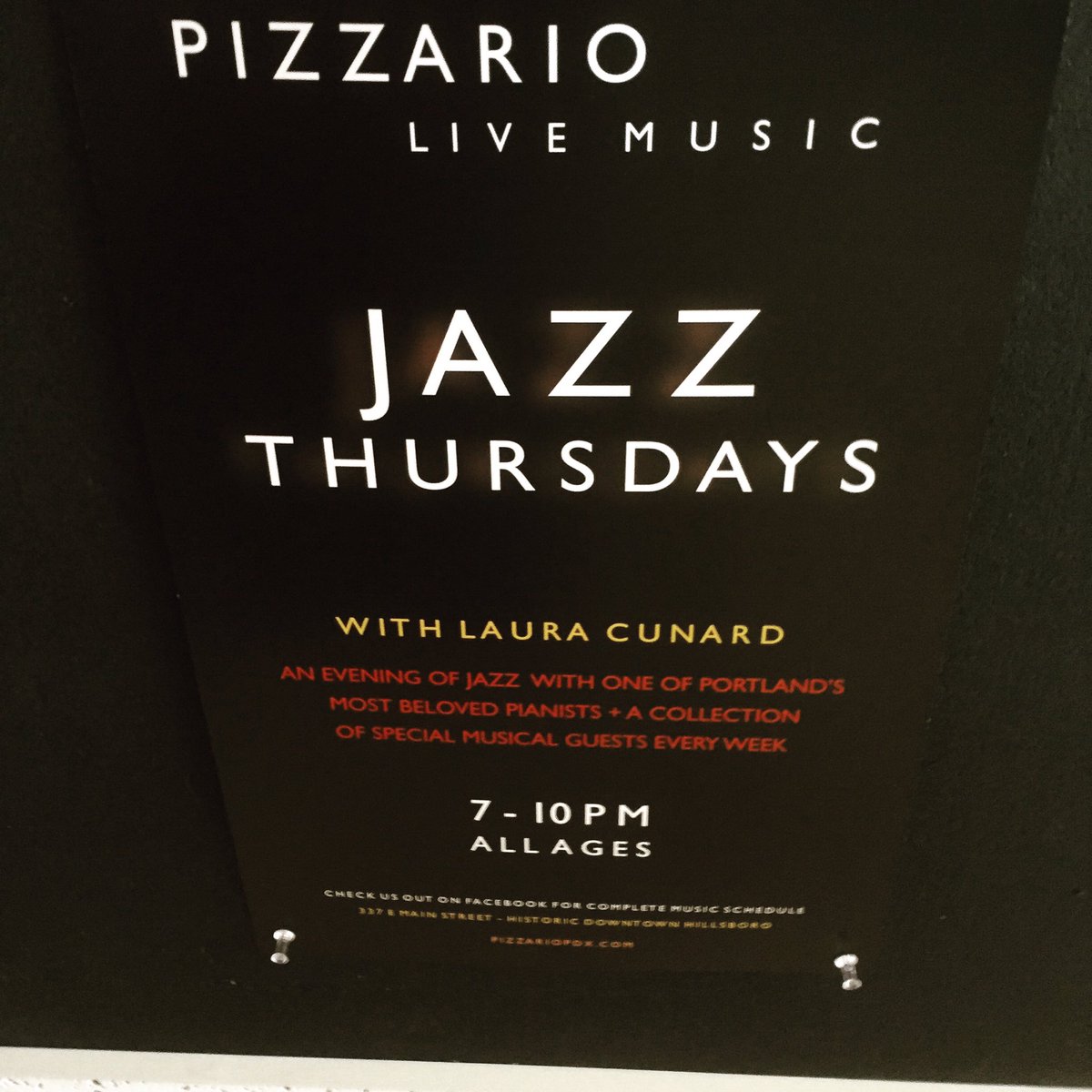 PizzarioPdx's tweet photo. Thursday night is #jazz jam at #pizzario. 7:30-10:30pm.All ages
Great food, great music with         A+ service. https://t.co/hl5rx0dIwZ