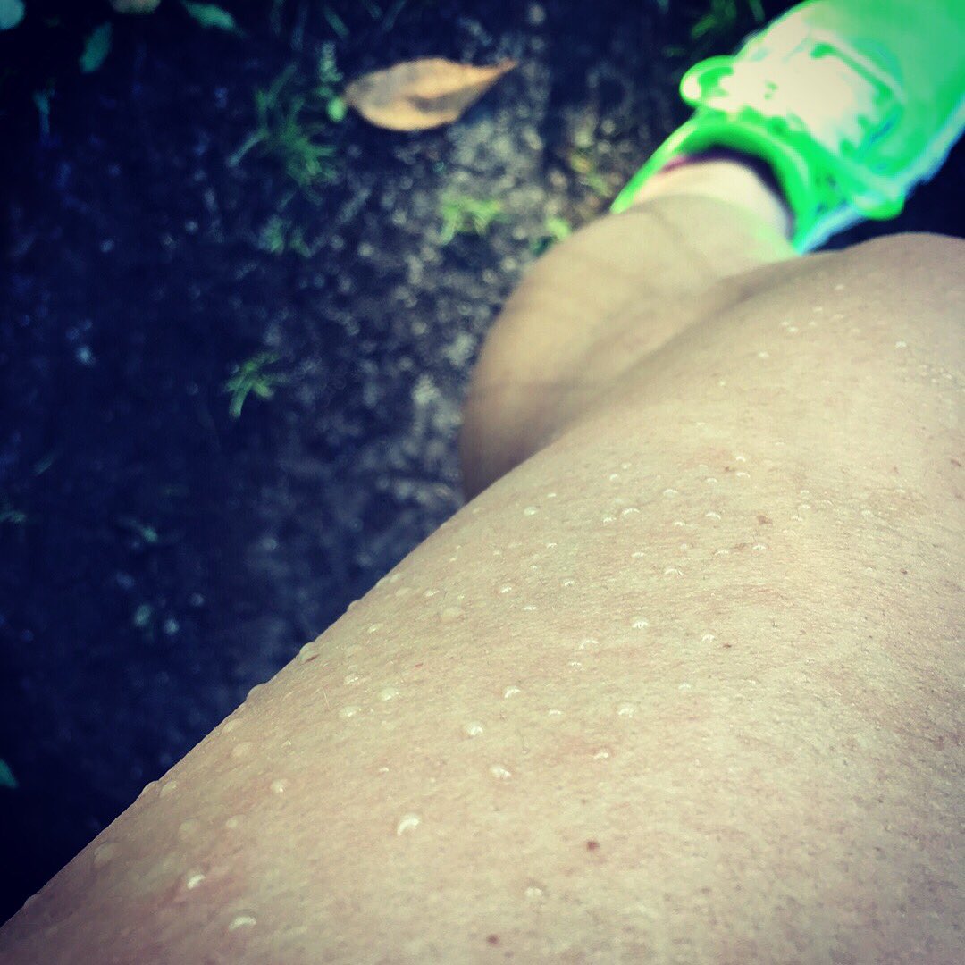 MadMovingMom's tweet photo. Sweat much?  Holy humid!!! @TheMotherRunner @runnersworld https://t.co/MfPm1RDIcx