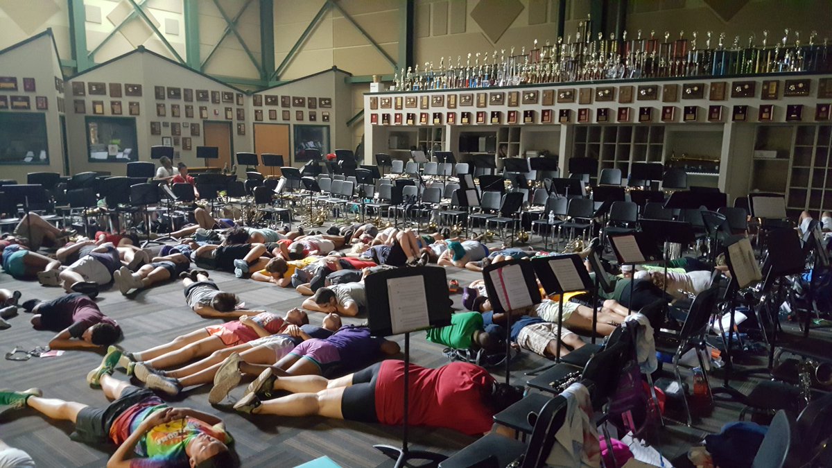 MrsHeitzBand's tweet photo. When you work as hard as they do, you earn a vacation. @SFHSband #naptime #vacation #bandcamp https://t.co/b86sQwto5Z