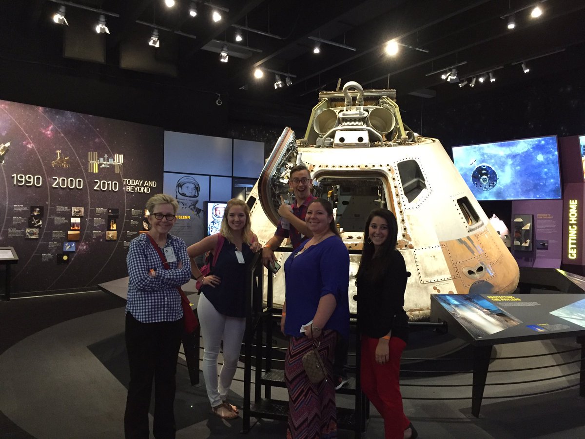 jst477's tweet photo. #NASAMEI2016 at the NASA Glenn visitor center at the Great Lakes Science Center. https://t.co/mDmQrbPndm